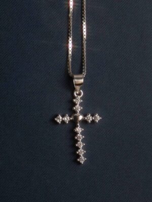 COLAR CRUCIFIXO CORAÇÃO