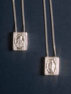 ESCAPULÁRIO NOSSA SENHORA E SAGRADO CORAÇÃO DE JESUS